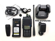 วิทยุสื่อสาร GP-9100 plus ระบบ VHF/UHF/FM 136-174MHz/400-520MHz 10+W. รับส่ง 3-10 กิโลเมตร แบตเตอรี่