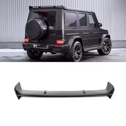 G WAGON W464 W463A G63 G500 G400 W464 Shark Style Dry Carbon Rear Wing Car Upgrade Facelift Bodykit 