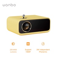 Wanbo X1 Mini Projector 480P WiFi Portable Home Cinema Projector Mini Projector Murah (Stock Clearan