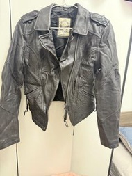 Salad 黑色皮外套 XS 碼