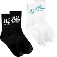 Engagement Wedding Gifts For Couples Newlywed, Fiance and Fiancee Socks for Bachelorette Party Decor