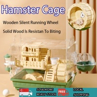 SG[LOCAL SELLER]Hamster Cage Acrylic With Hamster Accessories Hamster Wheel Hamster House Hamster Water Bottle Hamster