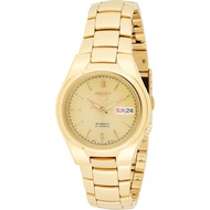 [𝐏𝐎𝐖𝐄𝐑𝐌𝐀𝐓𝐈𝐂] Seiko 5 SNK610K1 SNK610 Automatic Gold Tone Stainless Steel Men's Casual Day Date Watch