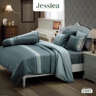 Jessica Cotton Silk Shine C1057 ชุดเครื่องนอน ผ้าปูที่นอน ผ้าห่มนวม เจสสิก้า พิมพ์ลายได้อย่างสวยงาม