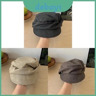 Hat Equestrian Girls With Wool Blend Material And Stylish Hand Embroidery For Autumn