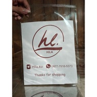 NGA78- plastik opp sablon olshop 30x40 kemasan packing baju -