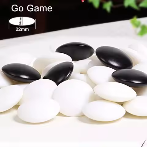 Go Game Chess Set, 361 D2.2cm Melamine Chess Pieces, No Chessboard, Chinese Chess Game, Weiqi Table 