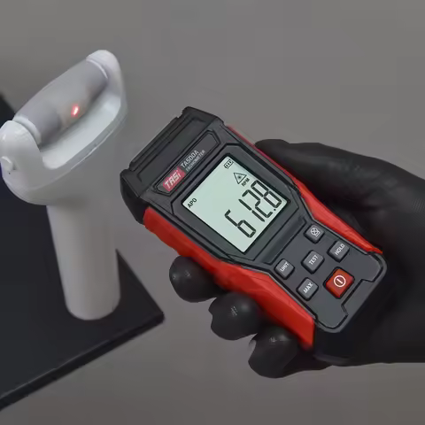 TASI Digital Tachometer Non-Contact Mini RPM Tester Meter LCD Display Handheld Digital Tachometer Fo