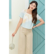 ACW Dawn Button Panel Flutter Sleeve Blouse