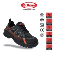 Dr.OSHI Wolfar Lace-Up - 3107 - Black ORANGE - S1 Safety Shoe