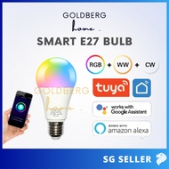 E27 WIFI Smart LED Bulb RGB+C+W Dimmable 9W Works with Google Home Amazon Alexa | Goldberg Home