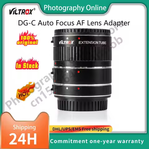 Viltrox DG-C Auto Focus AF Macro Extension Tube Lens Adapter for Canon EOS 2000D 1500D 850D 77D 60D 