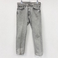Levi's 514 กางเกงยีนส์ ซิปหน้า สีเทา ไซส์ W31 สินค้ามือสอง