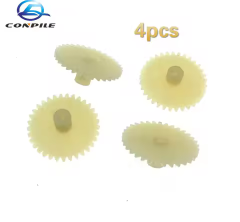4pcs plastic gear for cassette deck audio player CD/VCD/DVD/LD tape recorder