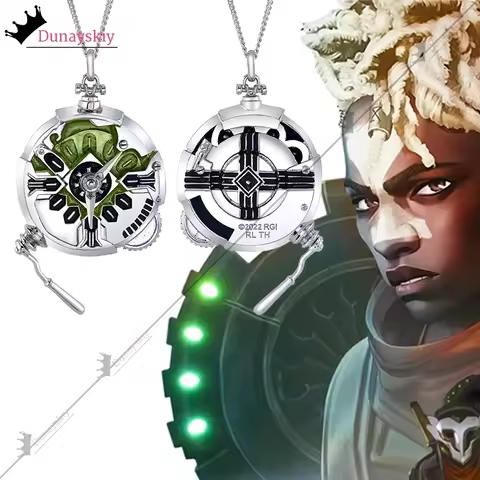 Arcane Ekko Stopwatch Pendant Game LoL TV 2 Cosplay Costume Accessory Men Women Role-play Props Part