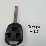 (1PCS TOYOTA-3S) (3 BUTTON) ALARM REMOTE KEY CASING SHELL FOR TOYOTA LEXUS RX300 ES300 CAMRY RAV4 PR