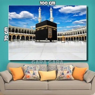 Wall display Kaaba Poster Mecca Medina JumboBIG Size 100x70cm 150x100cm 200x100cm + FRAME