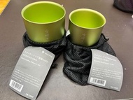 Snow Peak 雪峰杯 地區限定 套杯 全新 300+450ml stacking mug 嵐山限定(青綠) 