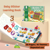 [FAST DELIVERY] 30 Pages Babys First Enlightenment Book Kids Busy Book Early Learning Book Montessor
