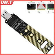 UM.T M.2 NVME SSD to USB 3.1 Adapter PCI-E to USB-A 3.0 SSD Internal Converter Card