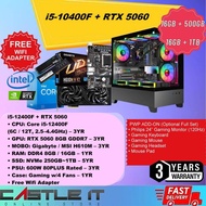 Intel Core i5 12400F 10400F Gaming PC RTX 5060 RTX 5070 RX 6500XT Custom Desktop