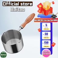 【Malaysia Spot Sale】304 stainless steel oil splash pot oil splash small pot hot oil small pot househ