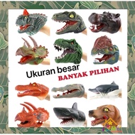 Hand Puppet Toys, Hand Puppet Dinosaur Kids Dino Animal Rubber Educational Toys