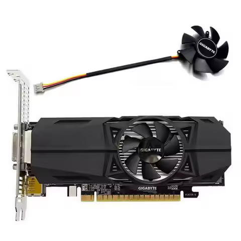 TD17 45mm FS1250-S2053A Graphics Card Cooler Fan Replacement 39mm 3Pin for GTX1030 GTX1050 GTX1050Ti