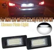 PMFC 2Pcs Led License Plate Light Lamp Number For BMW e60 Number For BMW E39 M5 E70 E71 X5 X6 E60 M5