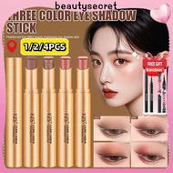 24h Shipping 【Gift】YZS 3 In 1 Pearly Highlighter Eyeshadow Stick Makeup Waterproof Long Lasting Glit