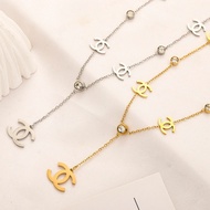 Chanel Gold Silver Fashion Necklace