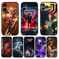 for Samsung A07 A17 A56 A36 A26 S25 Fe Edge Plus Ultra W[13] Cristiano Ronaldo Casing 7Y3 Black TPU 