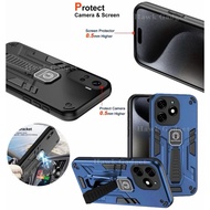 TECHNO SPARK GO 1 / 1S 2024 /GO/ 20C/ 20 PRO ARMOR MAGNET STAND BACK CASE