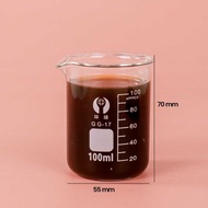 Espresso Coffee Chemistry Measuring Cup Borosilicate Glass Exclusive Code 756