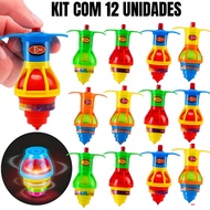 Children's Flash Light Rotating Gyroscope Chain Toy Color Gyroscope Launch Lampu Suluh Kanak-Kanak, 