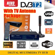 [READY STOCK] DIGITAL BUMI MYTV DECORDER DIGITAL MULTIMEDIA TV HUB DVB/T2 MY TV Decoder With TV Ante