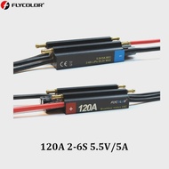 FlyColor 30A 50A 70A 90A 120A RC BOAT ESC Waterproof 2-6S Lipo Brushless Speed Controller with Progr