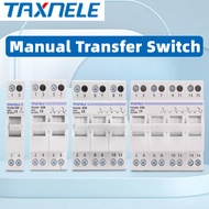 40A 63A MTS Dual Power Manual Transfer Isolating Switch Interlock Circuit   Breaker 1P 2P 3P 4P 230V