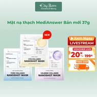 [SVIP] Gold jelly mask Filler Collagen 83% Medianswer 25ml 1 box of 5 skin care pads | Straw Cosmeti