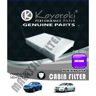 NISSAN SLYPHY(B17) JUKE(F15) PENAPIS  CABIN FILTER RNS-1KA0A-C 27277-1KA0A