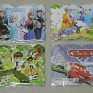 25pcs/ birthday invitation cards