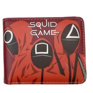 [Yuyu Bag] Yuyu Bag Anime Cartoon Wallet Squid Game Short Purse With Card Holder Coin Pocket