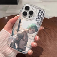 Anime descent For iPhone 15 Plus Pro Max 14 13 12 11 / Xs Max Xr 7 8 Plus 6 6S Plus wave cream Soft shell anti-fall phone case