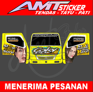 Sticker Decal Ful Body Cabin Truk Canter Sticker Decal Full Stiker Cabin Truk Stiker Variasi Truk