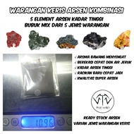 warangan keris pusaka kombinasi 5 jenis bahan