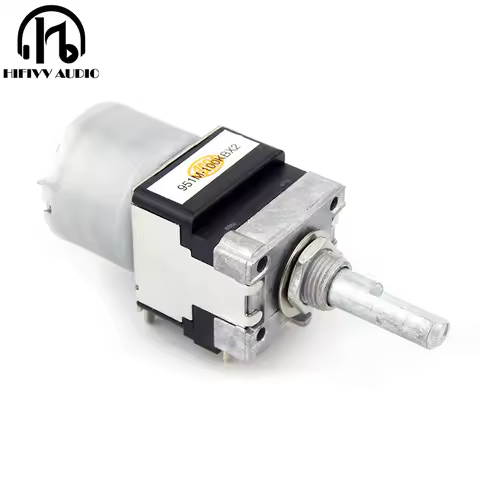 HIFI ALPS Motor Drive Potentiometer Attenuator RK16812MG098 100Kx2 or 100Kx4 audio Potentiometer swi