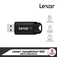 Lexar S80 USB 3.1 Flash Drive (ยูเอสบีแฟลชไดรฟ์) Plug-and-Play PC/Mac