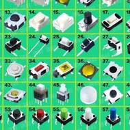 [ 10 Pcs/tipe dalam satu paket ] - Micro Touch ON/Off Switch Sets Push Button Switch Kit Tactile Tac