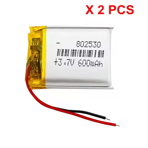 2PCS 302530 402530 502530 602530 702530 802530 902530 102530 Li-Polymer Battery for MP3 MP4 GPS PSP 