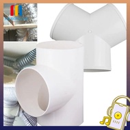 MYRONGMY Quick Ventilation Tube Joint, T/Y Shape PVC Exhaust Duct Connector,  100/150/200mm Splitter